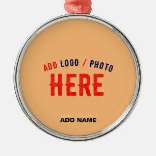 STYLISH MODERN CUSTOM PEACH ORANGE VERIFIED BRAND METAL TREE DECORATION