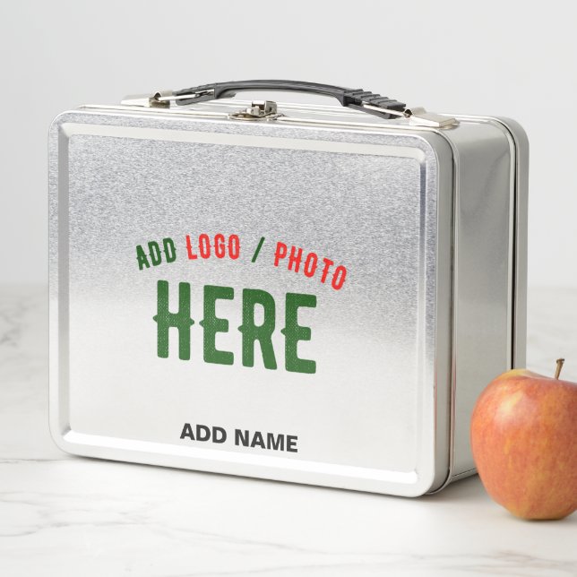 STYLISH MODERN CUSTOM STAINLESS VERIFIED BRANDED METAL LUNCH BOX (In Situ)