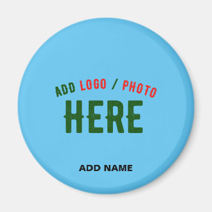 STYLISH MODERN CUSTOM SWAG SKY BLUE VERIFIED BRAND MAGNET