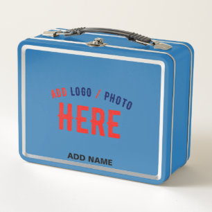 STYLISH MODERN CUSTOM SWAG SKY BLUE VERIFIED BRAND METAL LUNCH BOX