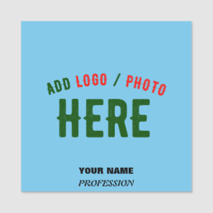 STYLISH MODERN CUSTOM SWAG SKY BLUE VERIFIED BRAND NAME TAG