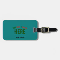 STYLISH MODERN CUSTOM TEAL GREEN VERIFIED BRANDED