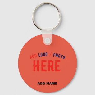 STYLISH MODERN CUSTOM TOMATO RED VERIFIED BRANDED KEY RING