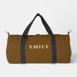 Stylish Modern Customised Name Travel Gym & Yoga Duffle Bag