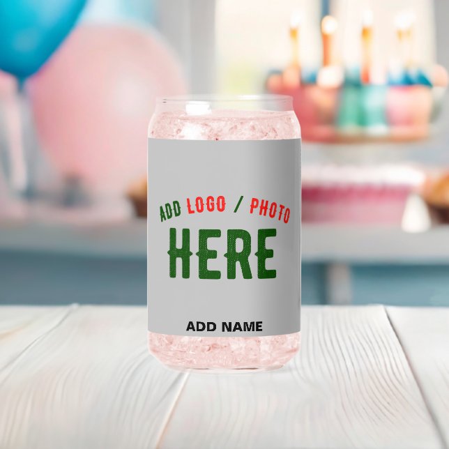 STYLISH MODERN CUSTOMIZABLE ASH VERIFIED BRANDED CAN GLASS (Insitu (Baby Shower))