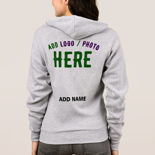 STYLISH MODERN CUSTOMIZABLE ASH VERIFIED BRANDED HOODIE (Back)