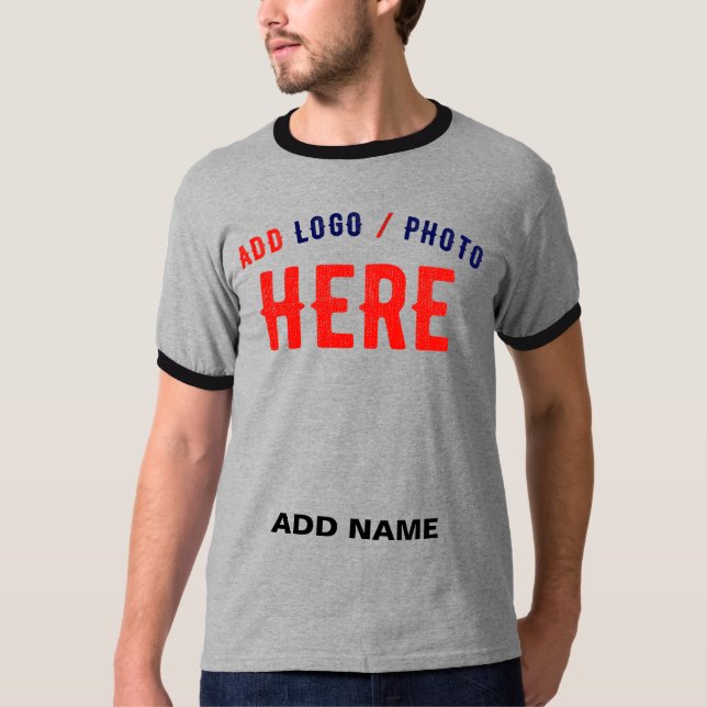 STYLISH MODERN CUSTOMIZABLE ASH VERIFIED BRANDED T-Shirt (Front)