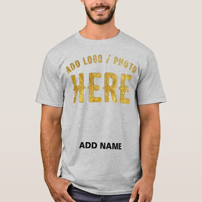 STYLISH MODERN CUSTOMIZABLE ASH VERIFIED BRANDED T-Shirt (Front)