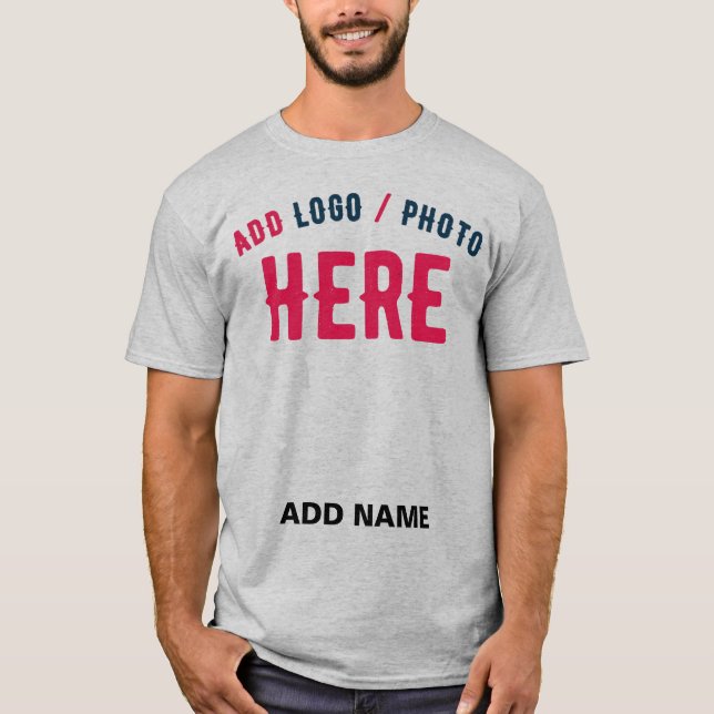 STYLISH MODERN CUSTOMIZABLE ASH VERIFIED BRANDED T-Shirt (Front)