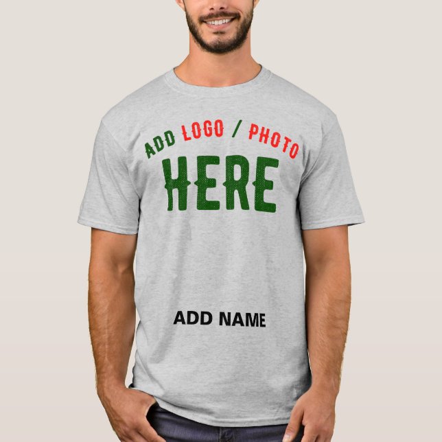 STYLISH MODERN CUSTOMIZABLE ASH VERIFIED BRANDED T-Shirt (Front)