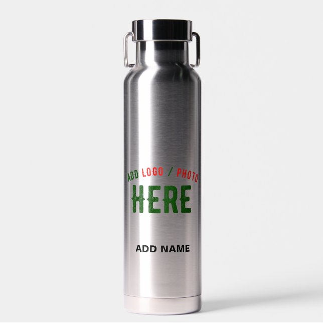 STYLISH MODERN CUSTOMIZABLE ASH VERIFIED BRANDED WATER BOTTLE (Front)