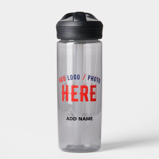 STYLISH MODERN CUSTOMIZABLE ASH VERIFIED BRANDED WATER BOTTLE (Front)