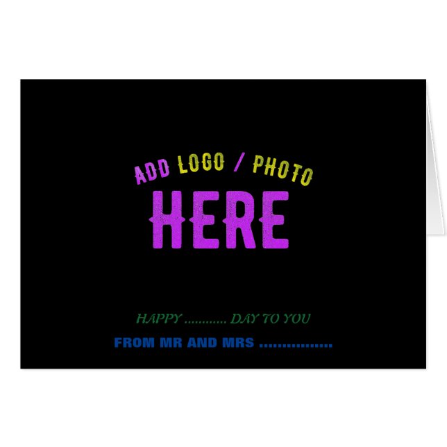 STYLISH MODERN CUSTOMIZABLE BLACK VERIFIED BRANDED (Front Horizontal)