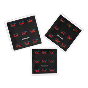 STYLISH MODERN CUSTOMIZABLE BLACK VERIFIED BRANDED ACRYLIC TRAY