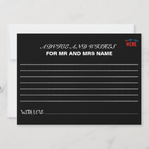 STYLISH MODERN CUSTOMIZABLE BLACK VERIFIED BRANDED ADVICE CARD