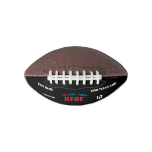 STYLISH MODERN CUSTOMIZABLE BLACK VERIFIED BRANDED AMERICAN FOOTBALL