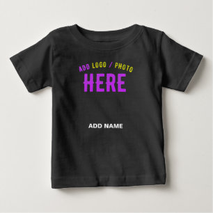 STYLISH MODERN CUSTOMIZABLE BLACK VERIFIED BRANDED BABY T-Shirt