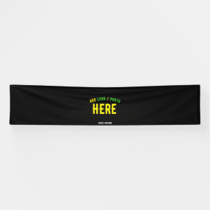 STYLISH MODERN CUSTOMIZABLE BLACK VERIFIED BRANDED BANNER