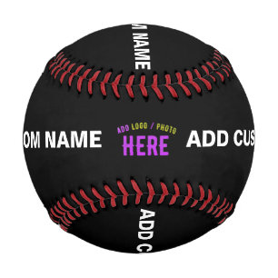 STYLISH MODERN CUSTOMIZABLE BLACK VERIFIED BRANDED BASEBALL