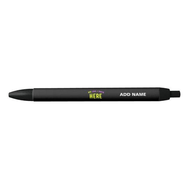 STYLISH MODERN CUSTOMIZABLE BLACK VERIFIED BRANDED BLACK INK PEN (Front)