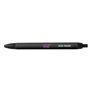 STYLISH MODERN CUSTOMIZABLE BLACK VERIFIED BRANDED BLUE INK PEN