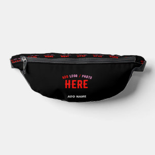 STYLISH MODERN CUSTOMIZABLE BLACK VERIFIED BRANDED BUM BAGS