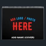 STYLISH MODERN CUSTOMIZABLE BLACK VERIFIED BRANDED CALENDAR<br><div class="desc">THIS IS A DESIGN FITTING FOR EVERYONE.YOU CAN CHANGE, RESIZE OR ADD LOGO, PHOTO, TEXT AND COLOURS THE WAY YOU LIKE.THANK YOU.</div>