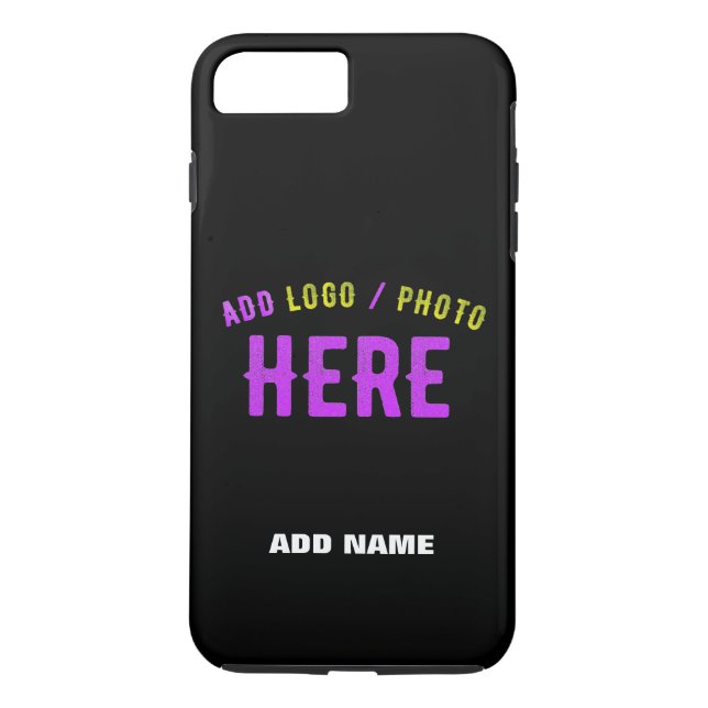 STYLISH MODERN CUSTOMIZABLE BLACK VERIFIED BRANDED Case-Mate iPhone CASE (Back)