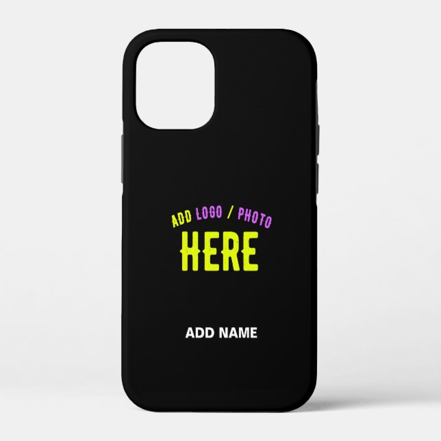STYLISH MODERN CUSTOMIZABLE BLACK VERIFIED BRANDED Case-Mate iPhone CASE (Back)
