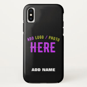 STYLISH MODERN CUSTOMIZABLE BLACK VERIFIED BRANDED iPhone XS CASE