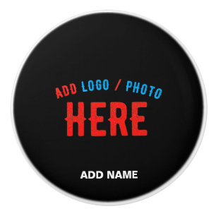 STYLISH MODERN CUSTOMIZABLE BLACK VERIFIED BRANDED CERAMIC KNOB
