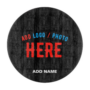 STYLISH MODERN CUSTOMIZABLE BLACK VERIFIED BRANDED CUTTING BOARD