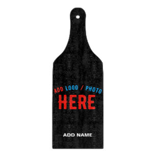 STYLISH MODERN CUSTOMIZABLE BLACK VERIFIED BRANDED CUTTING BOARD