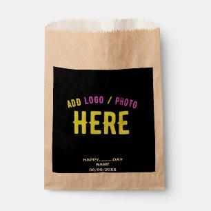 STYLISH MODERN CUSTOMIZABLE BLACK VERIFIED BRANDED FAVOUR BAGS