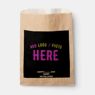 STYLISH MODERN CUSTOMIZABLE BLACK VERIFIED BRANDED FAVOUR BAGS