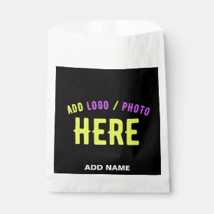 STYLISH MODERN CUSTOMIZABLE BLACK VERIFIED BRANDED FAVOUR BAGS