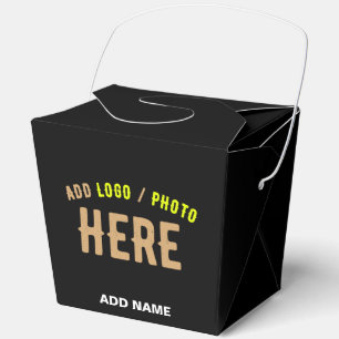STYLISH MODERN CUSTOMIZABLE BLACK VERIFIED BRANDED FAVOUR BOX