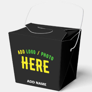 STYLISH MODERN CUSTOMIZABLE BLACK VERIFIED BRANDED FAVOUR BOX