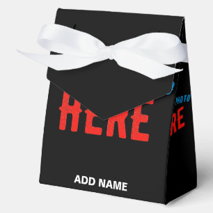 STYLISH MODERN CUSTOMIZABLE BLACK VERIFIED BRANDED FAVOUR BOX