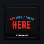 STYLISH MODERN CUSTOMIZABLE BLACK VERIFIED BRANDED GIFT BOX<br><div class="desc">THIS IS A DESIGN FITTING FOR EVERYONE.YOU CAN CHANGE, RESIZE OR ADD LOGO, PHOTO, TEXT AND COLOURS THE WAY YOU LIKE.THANK YOU.</div>