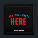 STYLISH MODERN CUSTOMIZABLE BLACK VERIFIED BRANDED GIFT BOX<br><div class="desc">THIS IS A DESIGN FITTING FOR EVERYONE.YOU CAN CHANGE, RESIZE OR ADD LOGO, PHOTO, TEXT AND COLOURS THE WAY YOU LIKE.THANK YOU.</div>