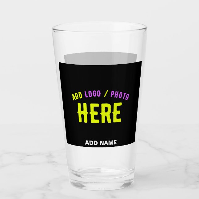 STYLISH MODERN CUSTOMIZABLE BLACK VERIFIED BRANDED GLASS (Front)