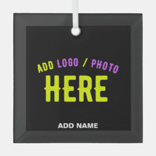 STYLISH MODERN CUSTOMIZABLE BLACK VERIFIED BRANDED GLASS TREE DECORATION