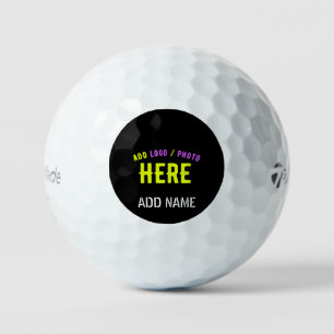 STYLISH MODERN CUSTOMIZABLE BLACK VERIFIED BRANDED GOLF BALLS