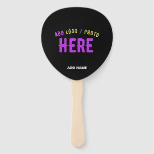 STYLISH MODERN CUSTOMIZABLE BLACK VERIFIED BRANDED HAND FAN