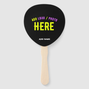 STYLISH MODERN CUSTOMIZABLE BLACK VERIFIED BRANDED HAND FAN