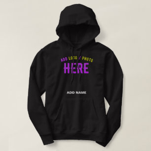 STYLISH MODERN CUSTOMIZABLE BLACK VERIFIED BRANDED HOODIE