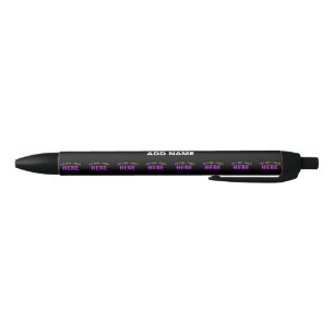 STYLISH MODERN CUSTOMIZABLE BLACK VERIFIED BRANDED INK PEN