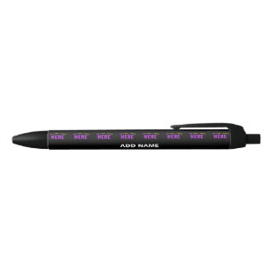 STYLISH MODERN CUSTOMIZABLE BLACK VERIFIED BRANDED INK PEN