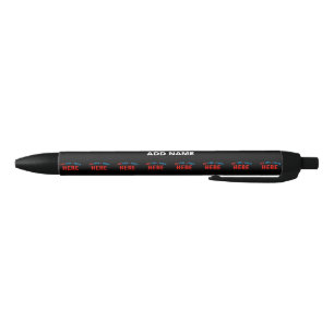 STYLISH MODERN CUSTOMIZABLE BLACK VERIFIED BRANDED INK PEN